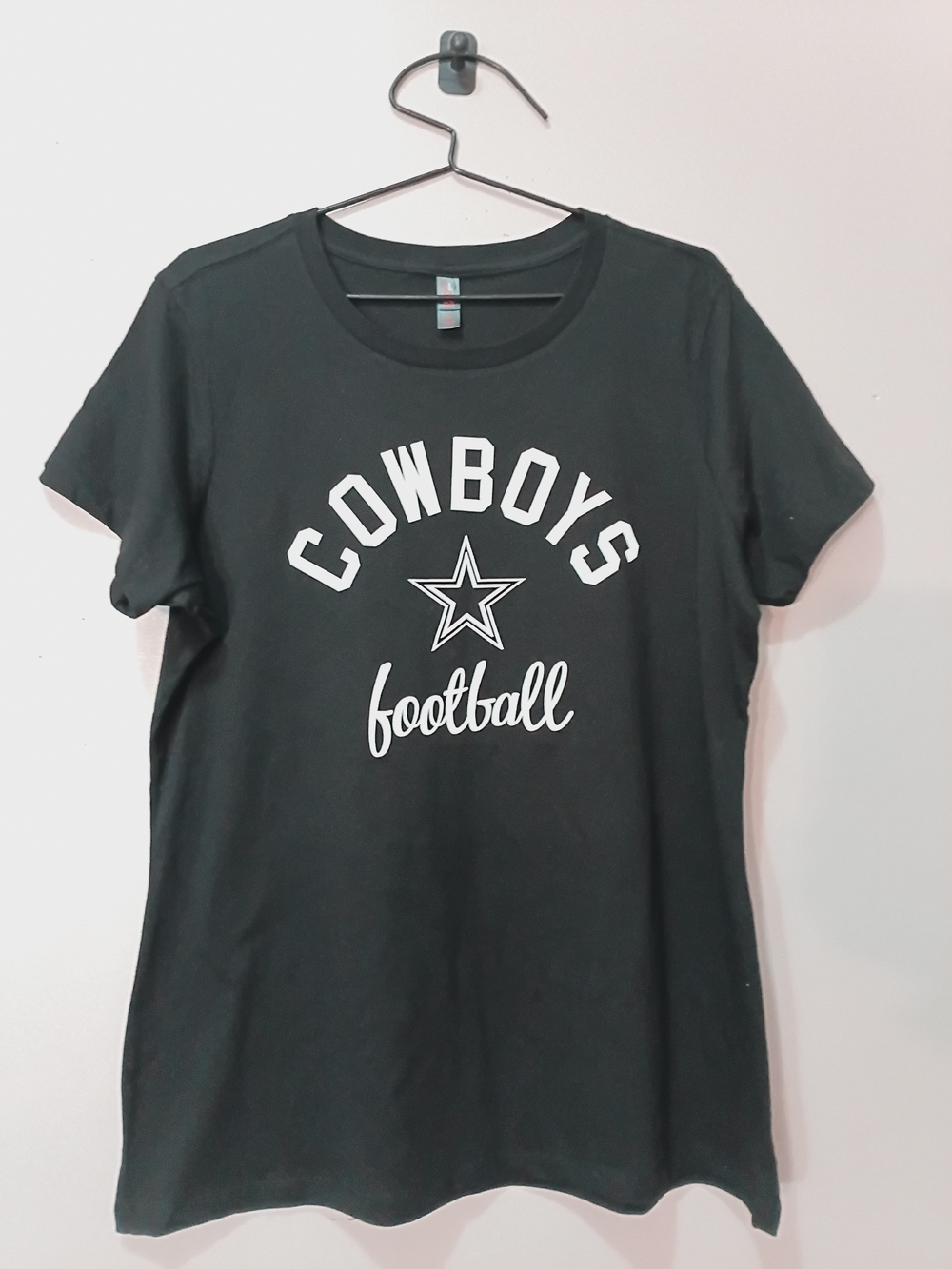 District Black Cowboys Football Graphic Tee